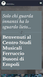 Mobile Screenshot of centrobusoni.org