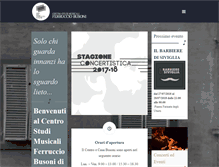 Tablet Screenshot of centrobusoni.org